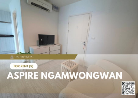รูปภาพ For Rent ✨ Aspire Ngamwongwan ✨ Fully furnished and equipped with appliances; near The Mall Ngamwongwan.