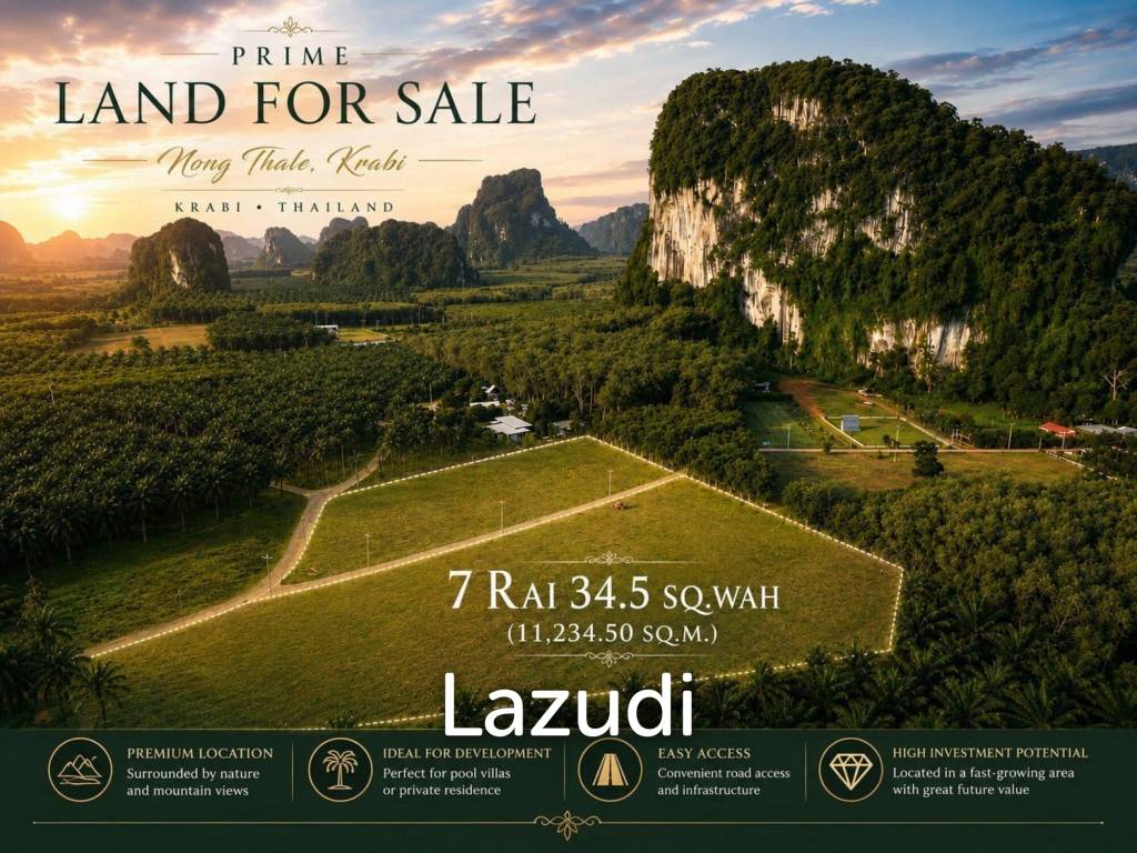picture Prime Mountain View Land for Sale in Nong Thale Krabi - 2/8