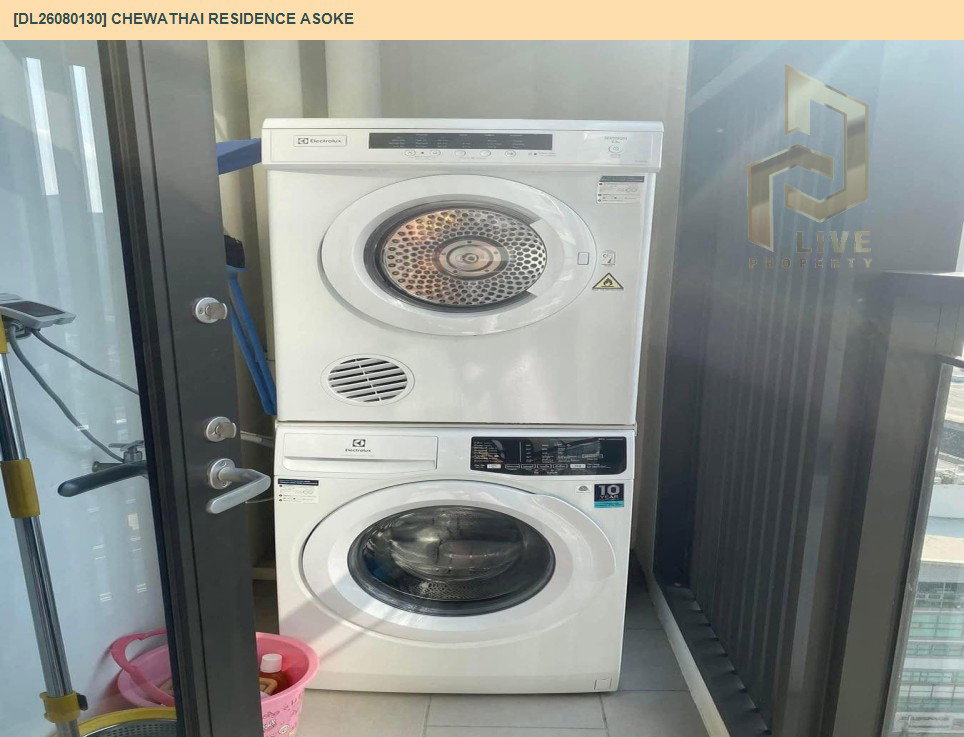 รูป DL26080130 ให้เช่าคอนโด ชีวาทัย เรสซิเดนซ์ อโศก (Chewathai Residence Asoke ) ใกล้ MRT พระราม 9 พร้อมเข้าอยู่ โทรด่วน 0653619502 LineID @952jdxxk - รูปที่ 8/11