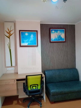 For Rent Condo LUMPINI CONDO TOWN RAMINTHRA - NAWAMIN Building C, Floor 20,1 bed room, Room size 25.00 sqm