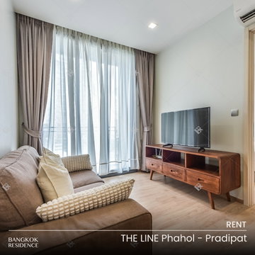Rental Condo 🏙️ The Line Phahol-Pradipat, 2BR 55 sq.m. 30K ⭐ Rare Corner Unit, Near BTS Saphan Khwai 