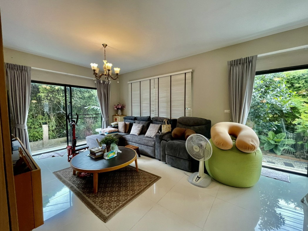 รูป ขายด่วน บ้านเดี่ยวหลังมุม Habitia Watcharapol บ้านสวยพร้อมสวน บรรยากาศรีสอร์ต เป็นส่วนตัวสูง - รูปที่ 4/11