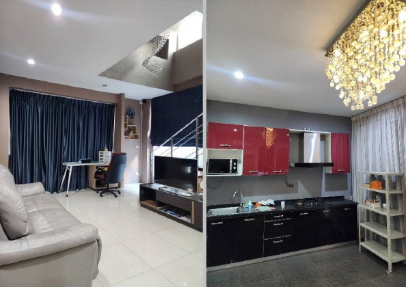 รูป ให้เช่าบ้านเดี่ยว / โฮมออฟฟิศ 3 ชั้น ซอยรามอินทรา 73 ห่าง MRT คู้บอน 500 เมตร / เฟอร์นิเจอร์ครบ / อยู่อาศัย หรือ Home office จดบริษัทได้ - รูปที่ 7/13