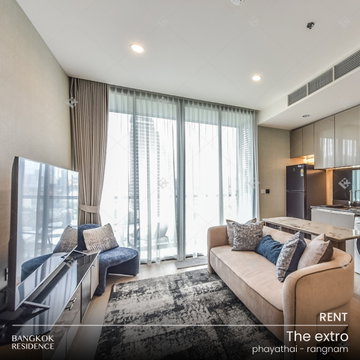 เช่าคอนโด 🌇 The Extro Phayathai-Rangnam 2นอน 66.70ตร.ม. 58k ⭐ ห้องกว้างแต่งสวย ใกล้ BTS อนุสาวรีย์ 