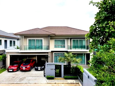 เช่าบ้านเดี่ยว นนทบุรี : ให้เช่าบ้านเดี่ยว 2 ชั้น โครงการ เดอะ ปาล์ม แจ้งวัฒนะ ชัยพฤกษ์ / The Palm แจ้งวัฒนะ ชัยพฤกษ์ / แอร์ทั้งหลัง / เฟอร์นิเจอร์ครบ / อยู่อาศัย