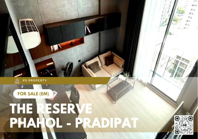 Condos for sale : Urgent Sale 🔥 The Reserve Phahol - Pradipat 🔥 Fully decorated, ready to move in; next to BTS Saphan Khwai.