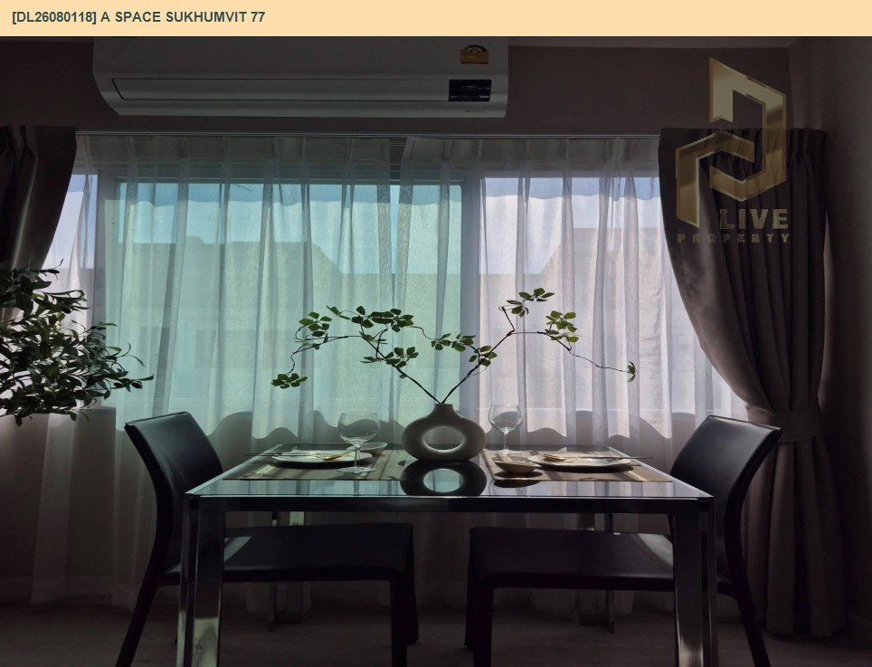 รูป DL26080118 ให้เช่าคอนโด เอ สเปซ สุขุมวิท 77 (A Space Sukhumvit 77) ใกล้ BTS อ่อนนุช พร้อมเข้าอยู่ โทรด่วน 0653619502 LineID @952jdxxk - รูปที่ 6/13