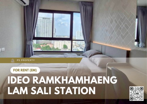 ให้เช่า 🔥 Ideo Ramkhamhaeng - Lam Sali Station 🔥 เฟอร์นิเจอร์ และ เครื่องใช้ไฟฟ้าครบ 