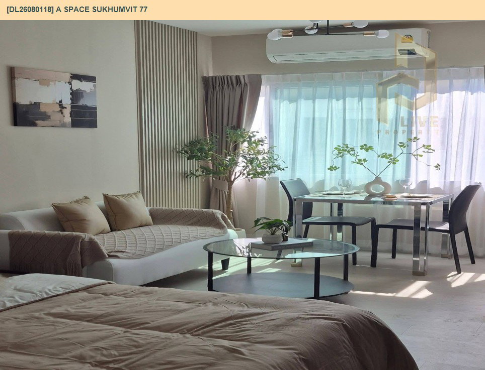 รูป DL26080118 ให้เช่าคอนโด เอ สเปซ สุขุมวิท 77 (A Space Sukhumvit 77) ใกล้ BTS อ่อนนุช พร้อมเข้าอยู่ โทรด่วน 0653619502 LineID @952jdxxk - รูปที่ 5/13