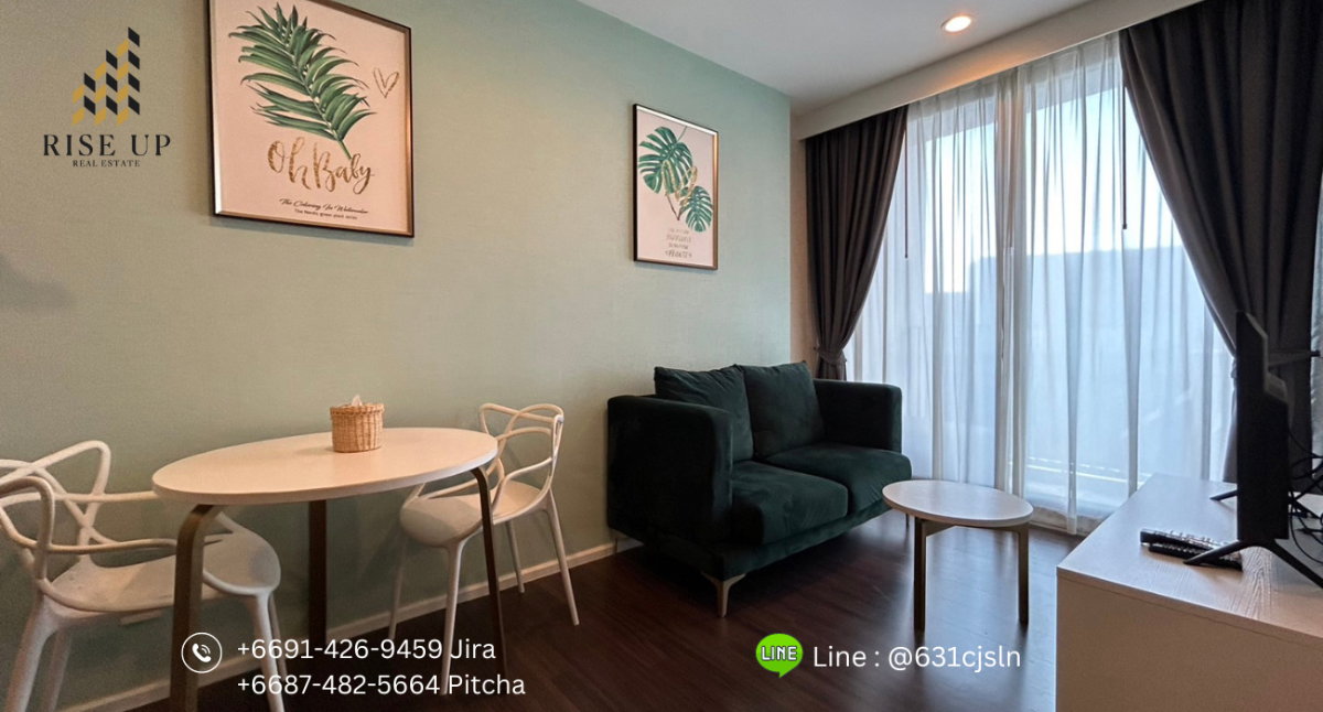 รูป ปล่อยเช่า 📣 Whizdom Inspire Sukhumvit Condo, 1 ห้องนอน 1 ห้องน้ำ, ขนาด 35 ตร.ม. 🔥18,000  บาท/เดือน🔥 - รูปที่ 1/15