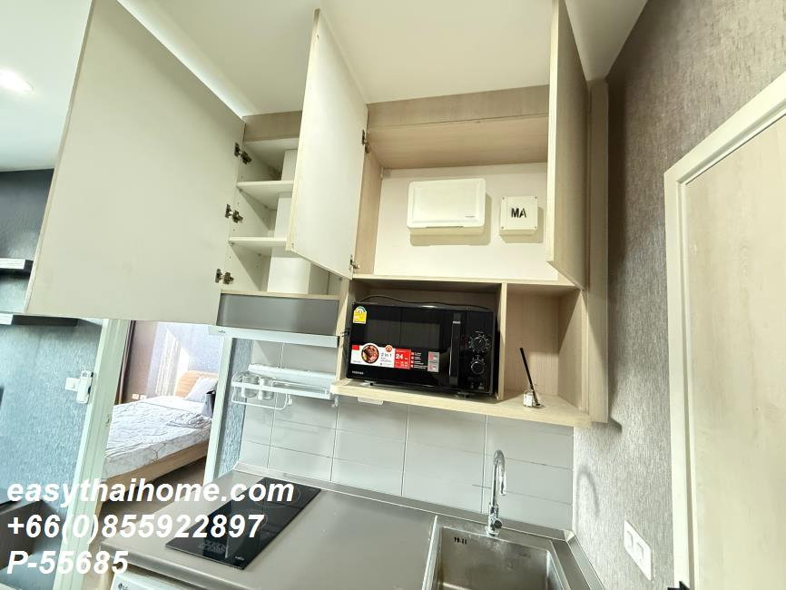 รูป P-55685 ให้เช่า  ไอดีโอ โมบิ สุขุมวิท อีสท์เกต  | เฟอร์นิเจอร์ครบ | ใกล้ BTS บางนา | พร้อมเข้าอยู่ 📞 Line ID: @easythaihome | 085-592-2897 - รูปที่ 7/19