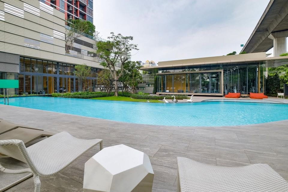 รูป ให้เช่า ✨ The Base Garden Rama 9 ✨ เฟอร์นิเจอร์ และ เครื่องใช้ไฟฟ้าครบ ใกล้ MRT พระราม 9 - รูปที่ 7/8