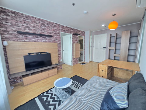 🔥Hot Deal🔥 For rent, private corner room with panoramic view and new air conditioner at U Delight Residence Pattanakarn-Thonglor