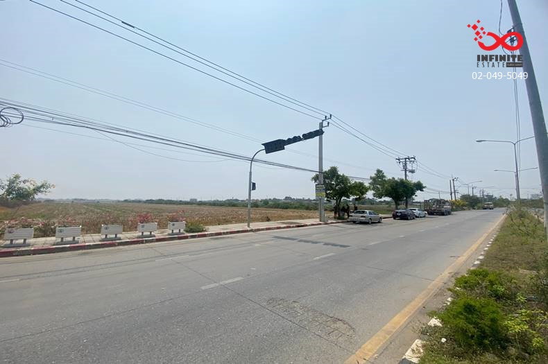 รูป ขายที่ดินแปลงใหญ่ 43 ไร่ 15.5 ตร.ว. ติดถนนไมตรีจิต หนองจอก ทำเลดี - รูปที่ 1/8