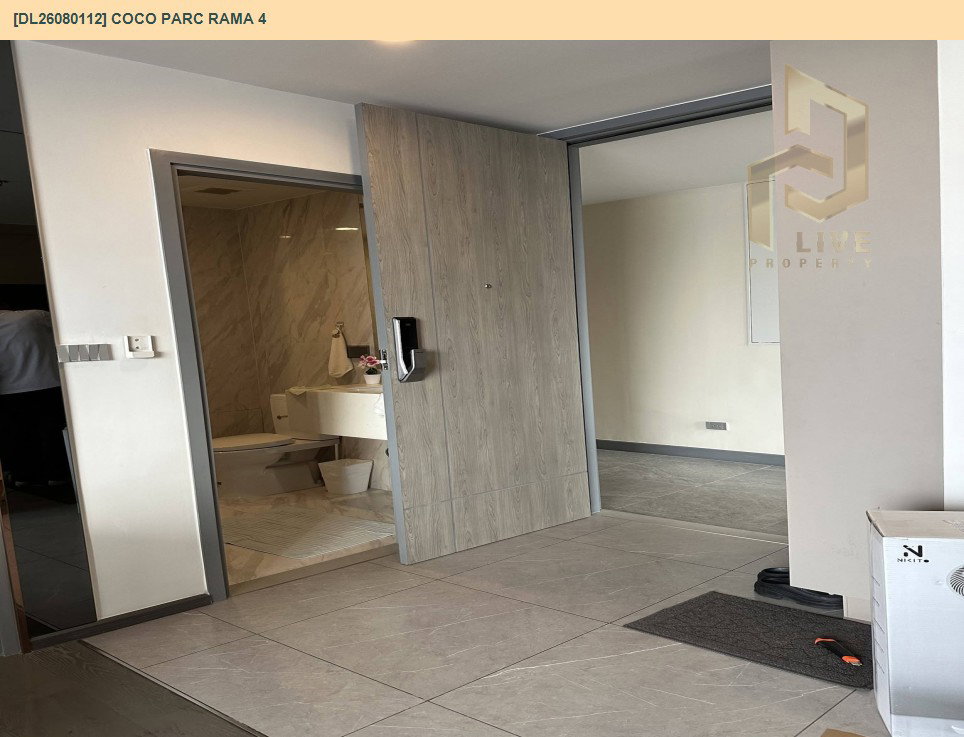 รูป DL26080112 ให้เช่าคอนโด โคโค่ พาร์ค พระราม 4 (COCO PARC Rama 4) ใกล้ MRT คลองเตย พร้อมเข้าอยู่ โทรด่วน 0653619502 LineID @952jdxxk - รูปที่ 11/12