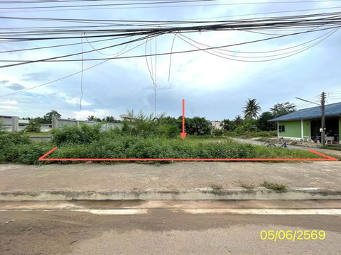 LAND 135.4 Sq.w. Hat Yai Songkhla for 8.8M