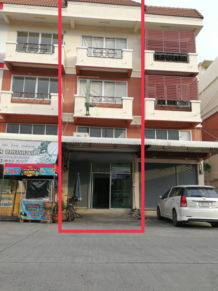 รูป ขายถูก ทาวน์โฮม 3.5ชั้น ทรัพย์รุ่งเรืองซิตี้ ใกล้สถานีรถไฟฟ้าสายสีเขียวเคหะฯสมุทรปราการ - รูปที่ 1/10