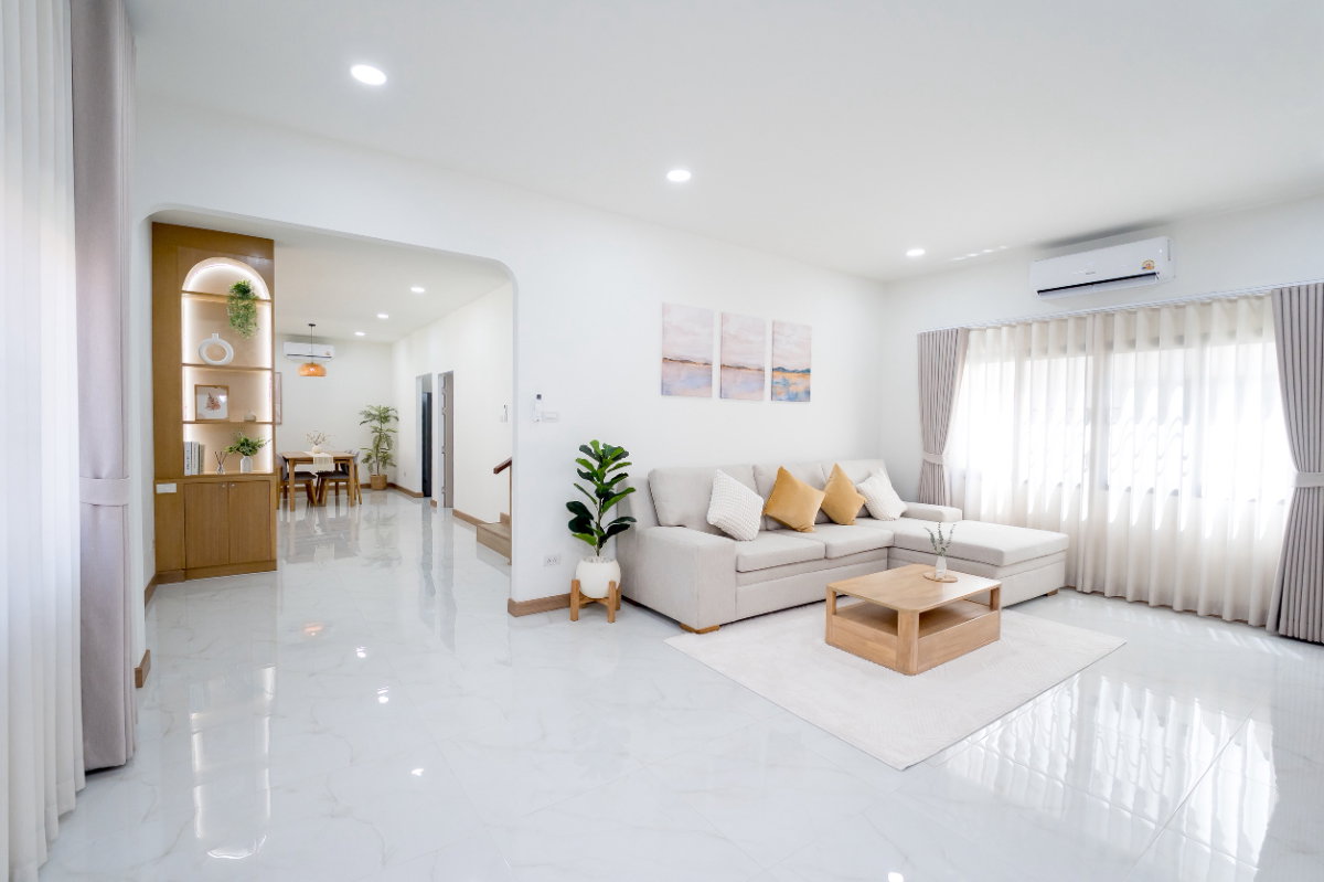 รูป 🏡 บ้านใหม่ พร้อมเฟอร์นิเจอร์ โครงการกุลพันธ์ 9 ใกล้โรงเรียนนานาชาติลานนา หางดง เชียงใหม่ (EN below) - รูปที่ 3/20