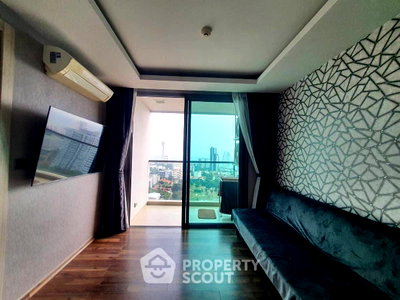 คอนโดให้เช่า : คอนโด 1 ห้องนอน The Peak Towers พระตำหนัก 46 ตร.ม. (ID 1093110)