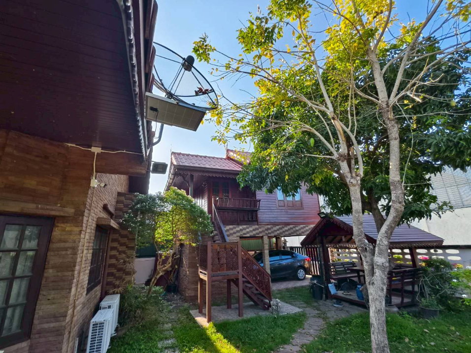 รูป ขายบ้านทรงไทย รามคำแหง68 ขายบ้านทรงไทยประยุกต์ งดงามดั่งงานศิลป์ ทำเลทองรามคำแหง 68 แปลงมุม  - รูปที่ 21/38