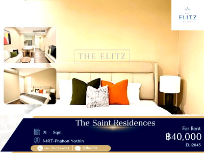 คอนโดให้เช่า : ✨ An Unrivaled Sanctuary Overlooking the Iconic Greenery of Chatuchak Park ✨