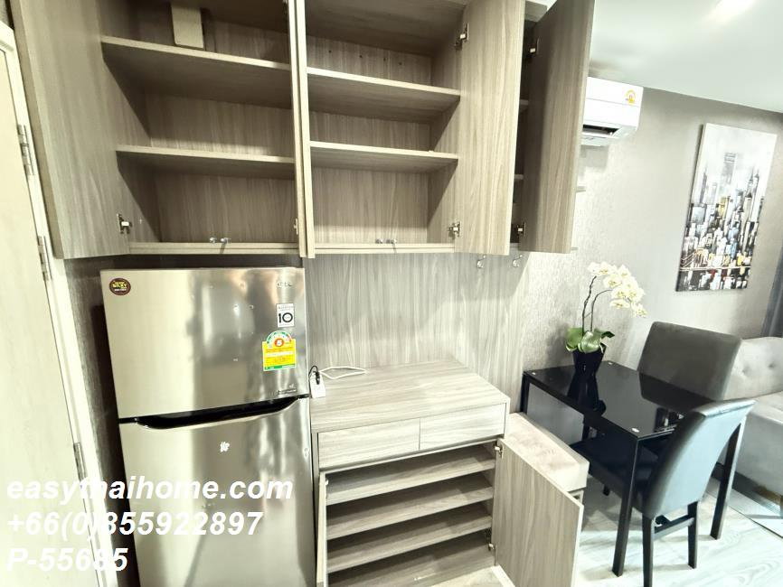 รูป P-55685 ให้เช่า  ไอดีโอ โมบิ สุขุมวิท อีสท์เกต  | เฟอร์นิเจอร์ครบ | ใกล้ BTS บางนา | พร้อมเข้าอยู่ 📞 Line ID: @easythaihome | 085-592-2897 - รูปที่ 9/19
