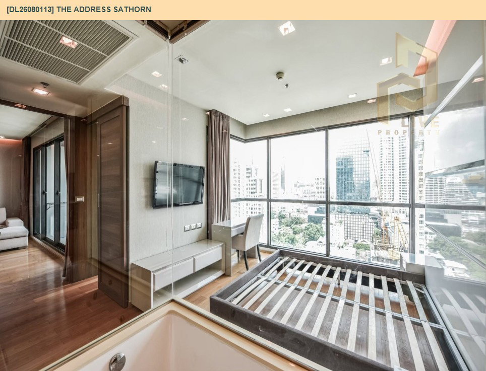 รูป DL26080113 ให้เช่าคอนโด ดิ แอดเดรส สาทร (The Address Sathorn) ใกล้ BTS เซ็นต์หลุยส์ พร้อมเข้าอยู่ โทรด่วน 0614453194 LineID @952jdxxk - รูปที่ 11/13