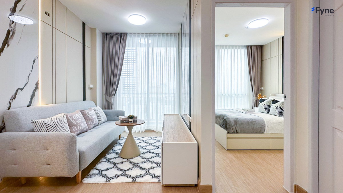 รูป 🔥 Chewathai Ramkhamhaeng ห้องสวย 1 ห้องนอน ชั้น 12 ใกล้ MRT รามคำแหง เพียง 11,000 บาท/เดือน พร้อมเข้าอยู่! 🏙️✨ - รูปที่ 5/11