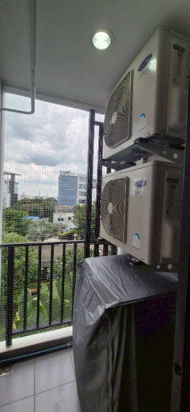 รูป ให้เช่าห้องแต่งพร้อม เฟอร์ครบ ห้องใหญ่ วิวดี ราคาถูก ใกล้ ARL และ MRT สถานีหัวหมาก - รูปที่ 8/10