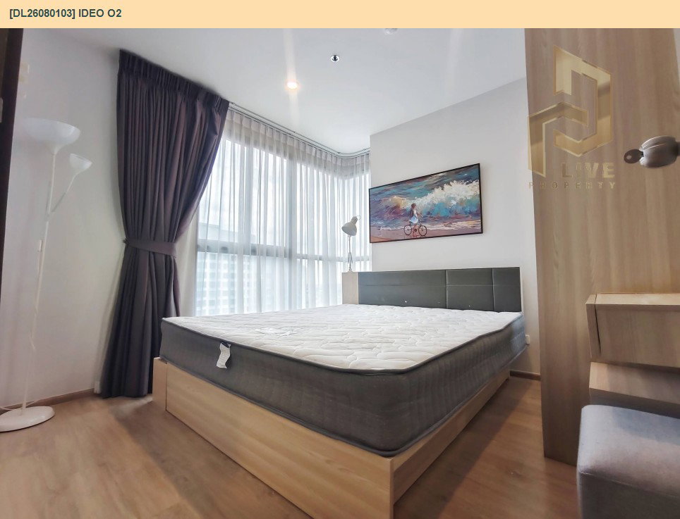 รูป DL26080103 ให้เช่าคอนโด ไอดีโอ โอทู (IDEO O2) ใกล้ BTS บางนา พร้อมเข้าอยู่ โทรด่วน 0653619502 LineID @952jdxxk - รูปที่ 3/7