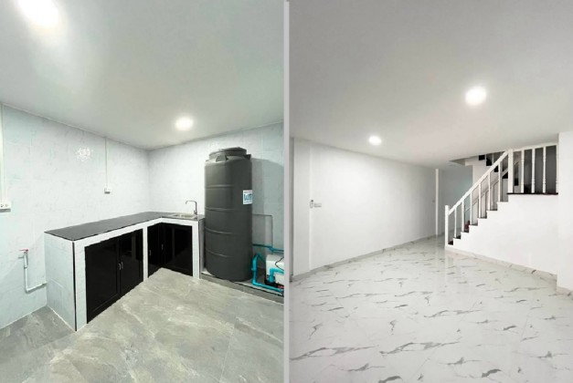 รูป ให้เช่าทาวน์โฮม 3 ชั้น / ซอยรามอินทรา 34 / Renovate ใหม่ / แอร์ 3 เครื่อง / เฟอร์นิเจอร์บางส่วน / อยู่อาศัย หรือ Home Office - รูปที่ 10/14