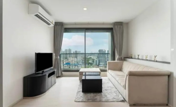 🌟 Rhythm Sukhumvit 44/1( 260721) Size 53 SQ.M Type 2 Bedroom 1 Bathroom On the 20thFloor Rental.35,000 THB