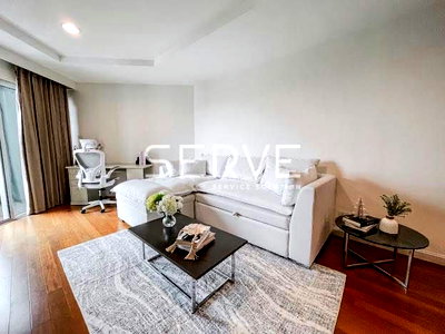 Condos for rent : 2 Beds  with Bathtub Large Room City View Fully furnished Condo Good Lacation Close To  MRT Phra Ram 9  500 m.  @ Belle Grand Rama 9