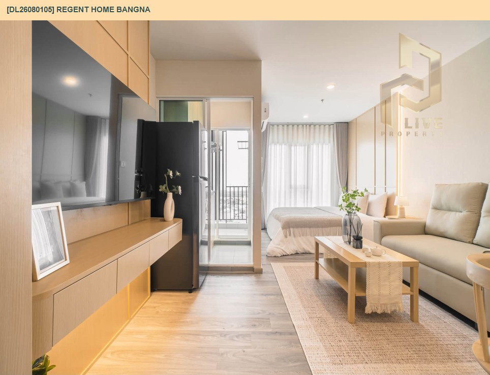 รูป DL26080105 ให้เช่าคอนโด รีเจ้นท์ โฮม บางนา (Regent home bangna) ใกล้ BTS บางนา พร้อมเข้าอยู่ โทรด่วน 0614453194 LineID @952jdxxk - รูปที่ 7/8