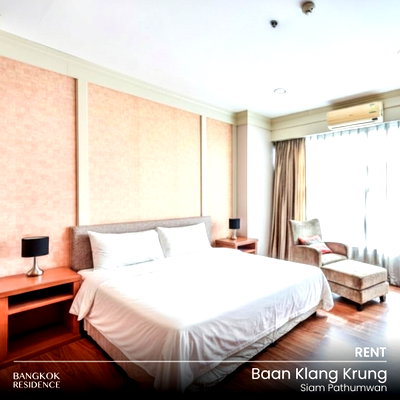 Condos for rent : Rental Condo 🌃 Baan Klang Krung Siam Pathumwan, 2BR 98 sq.m. 38K 🌠 Spacious Unit with an Unblocked View, Near BTS Ratchathewi 