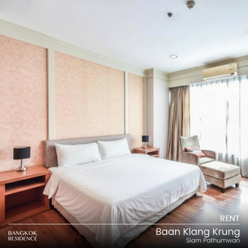 Rental Condo 🌃 Baan Klang Krung Siam Pathumwan, 2BR 98 sq.m. 38K 🌠 Spacious Unit with an Unblocked View, Near BTS Ratchathewi 