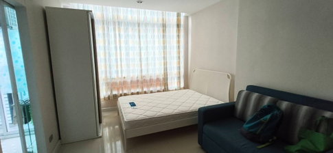P-55647 🔥 For Rent The Sky Sukhumvit Studio 25 sq.m. 9th Floor Building C City View Near BTS Udom Suk : Line: @easythaihome 085-592-2897