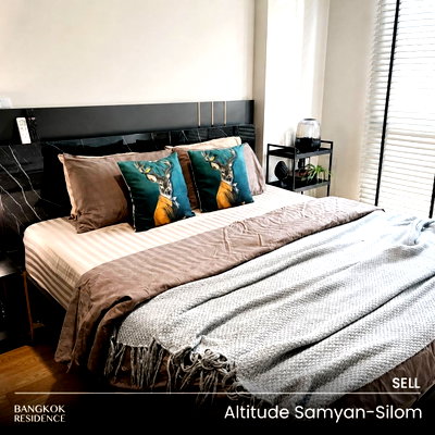 ขายคอนโด : 🌿Altitude Samyan-Silom ห้อง Modern Cozy🛏️ทำเลCbd ใกล้จุฬาฯ และ MRT สามย่าน