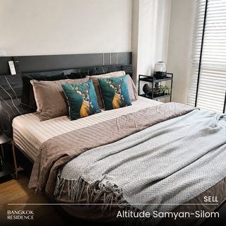 🌿Altitude Samyan–Silom Modern Cozy Unit 🛏️Prime CBD , Near Chulalongkorn University and MRT Sam Yan