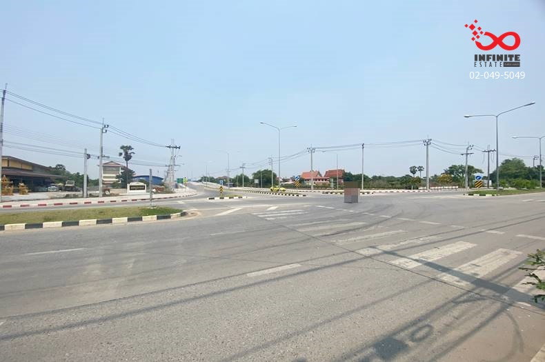 รูป ขายที่ดินแปลงใหญ่ 43 ไร่ 15.5 ตร.ว. ติดถนนไมตรีจิต หนองจอก ทำเลดี - รูปที่ 3/8