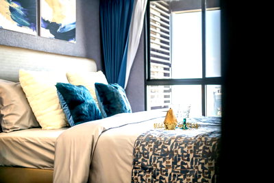 Condos for rent : For Rent ”KnightsBridge Prime Sathorn “ Floor: 41st (Duplex)  Size: 44 sq.m. | 1 Bedroom, 1 Bathroom | City View | 600 meters from BTS Chong Nonsi