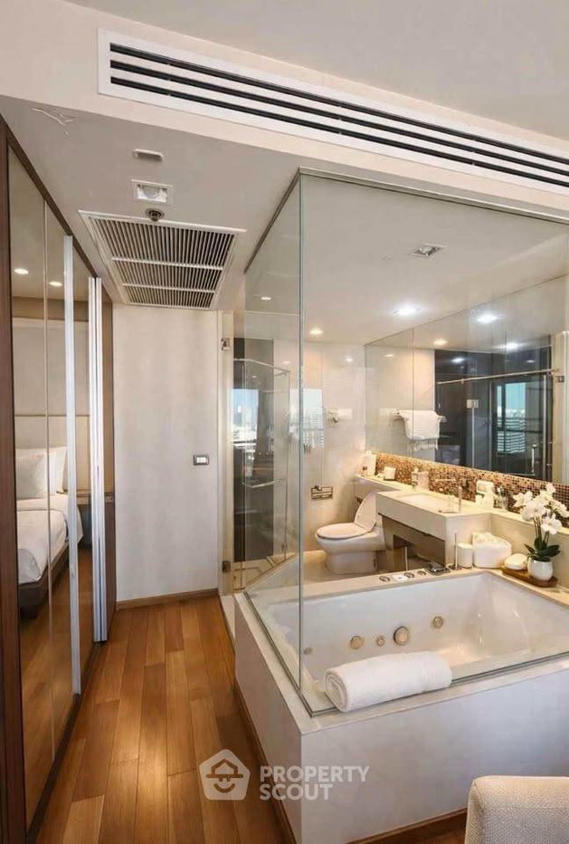 picture 200m From BTS Saint Louis: 25th-Floor 1-BR At The Address Sathorn (ID 3161037) - 7/9