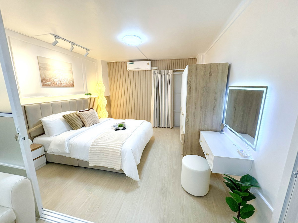 รูป 🔥 ขาย | ห้องรีโนเวทใหม่ พร้อมอยู่ 🏡 Baan Phrayapirom - Ratchada (264-CD-BK-RN) - รูปที่ 5/12
