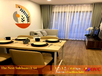 ขายคอนโด : พร้อมขายมาก  @The nest sukhumvit 64