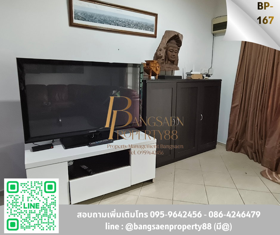 รูป ให้เช่าทาวน์เฮ้าส์ใจกลางบางแสน ใกล้ทะเล  1 กม 3 นอน  - รูปที่ 11/17