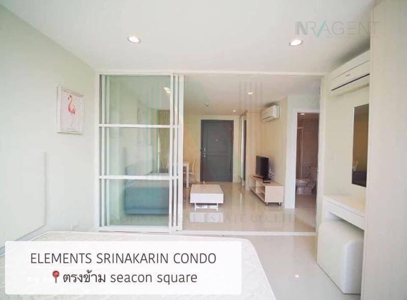 picture 🔺 For Rent Condo ELEMENTS SRINAKARIN Building 4, Floor 6,1 bed room, Room size 37.00 sqm - 1/8