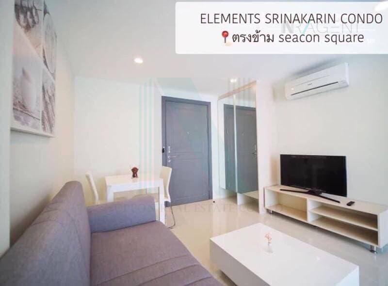 รูป 📌 ให้เช่าคอนโด อิลีเม้นท์ ศรีนครินทร์ อาคาร 4 ชั้น 6 1 ห้องนอน ขนาด 37.00 ตรม ใกล้ ตลาดรถไฟศรีนครินทร์ - รูปที่ 3/8