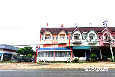 Shophouses for sale Pa Sang Lamphun : SHOP HOUSE 36.4 Sq.w. Pa Sang Lamphun for 4M