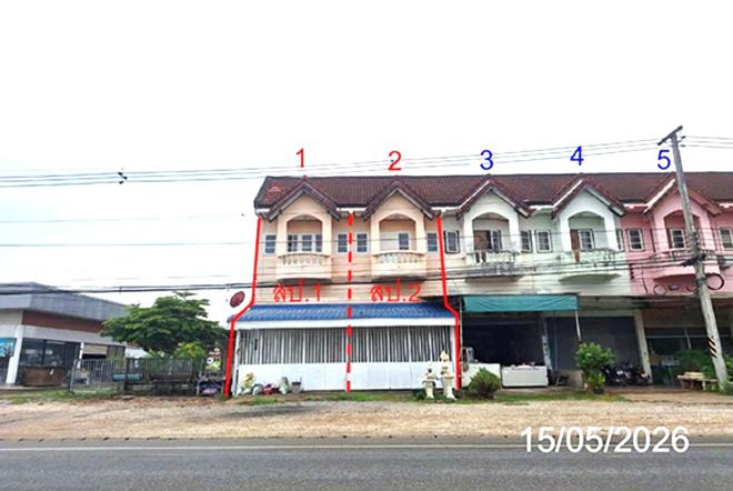 รูป อาคารพาณิชย์ 36.4 ตร.วา ป่าซาง ลำพูน 4.1M - รูปที่ 1/14