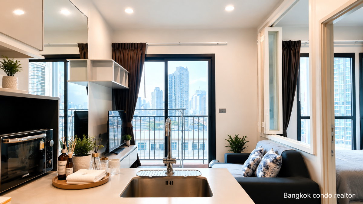 รูป 🔥 คอนโดให้เช่า Wyne Sukhumvit | BTS พระโขนง | 1 ห้องนอน | Fully Furnished | ฟรี WiFi | พร้อมเข้าอยู่ | A03058 | Line: @rent2022 - รูปที่ 5/8